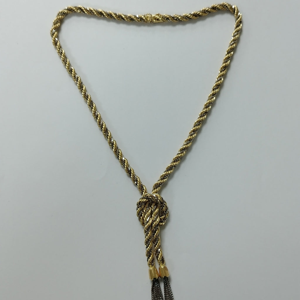 GARGANTILLA ORO COMBINADO 18 K 42,10 GRMS (SEMINUEVO)