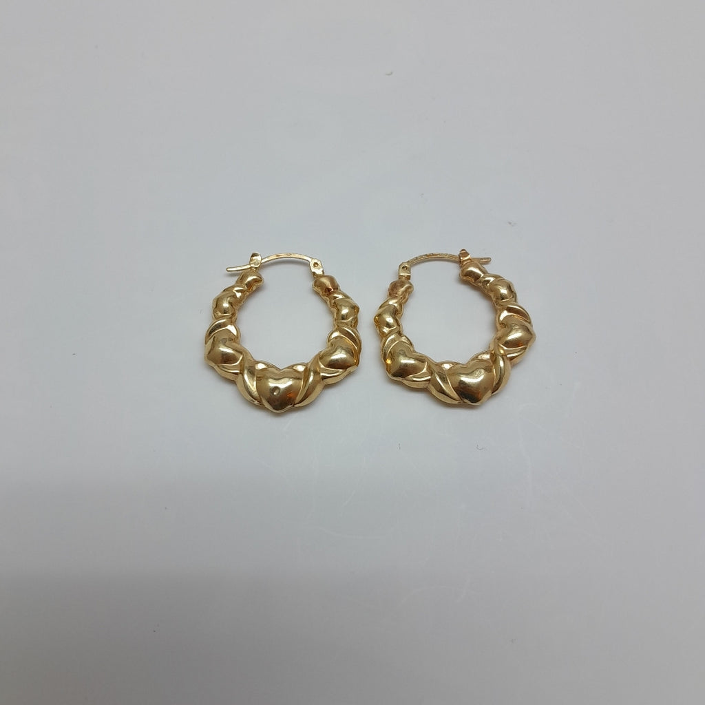ARRACADAS PAR ORO 14 K 3.3 GRMS (SEMINUEVO)