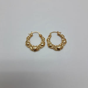 ARRACADAS PAR ORO 14 K 3.3 GRMS (SEMINUEVO)