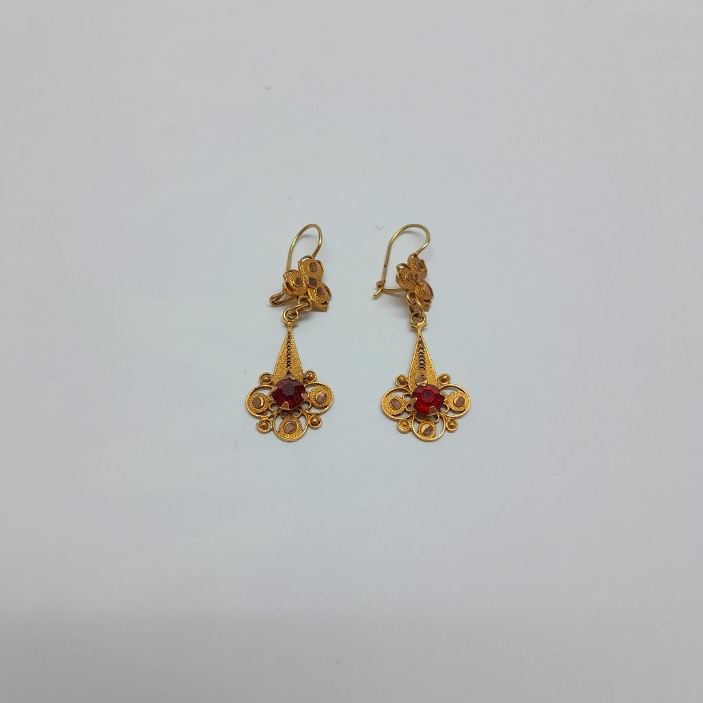 ARETES PAR ORO 8 K 2.7 GRMS (SEMINUEVO)