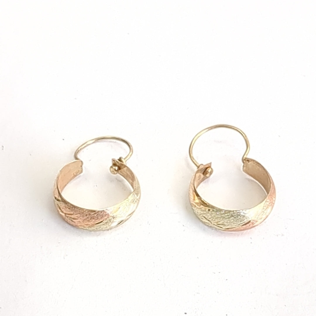 ARRACADAS PAR ORO 10 K 1,60 GRMS (SEMINUEVO)