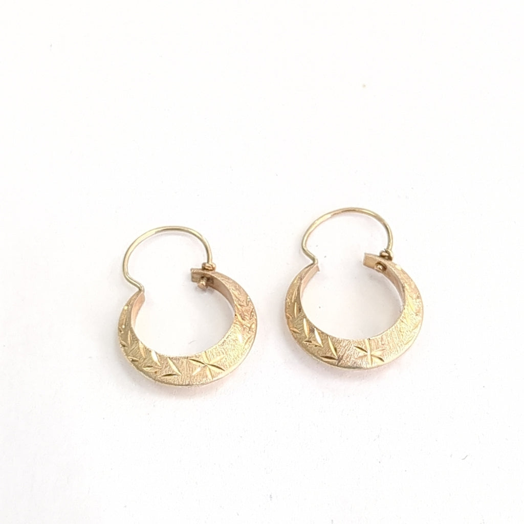 ARRACADAS PAR ORO 10 K 1,50 GRMS (SEMINUEVO)