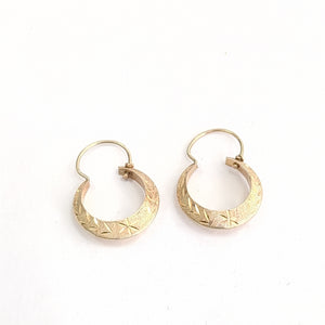 ARRACADAS PAR ORO 10 K 1,50 GRMS (SEMINUEVO)