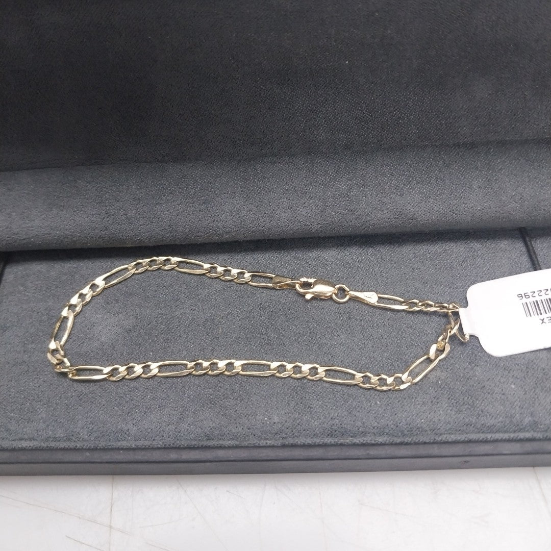 PULSERAS TEJIDO 3X1 ORO 14K 18 CM 2.9 GR (NUEVO)