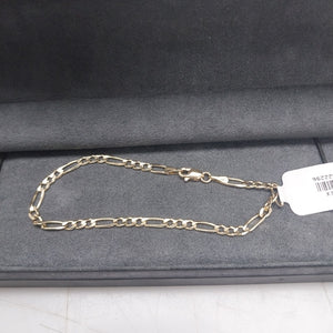 PULSERAS TEJIDO 3X1 ORO 14K 18 CM 2.9 GR (NUEVO)