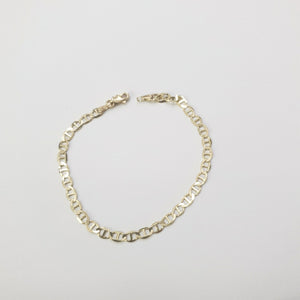 PULSERAS TEJIDO MARINERA ORO 14K 18 CM 2.8 GR (NUEVO)