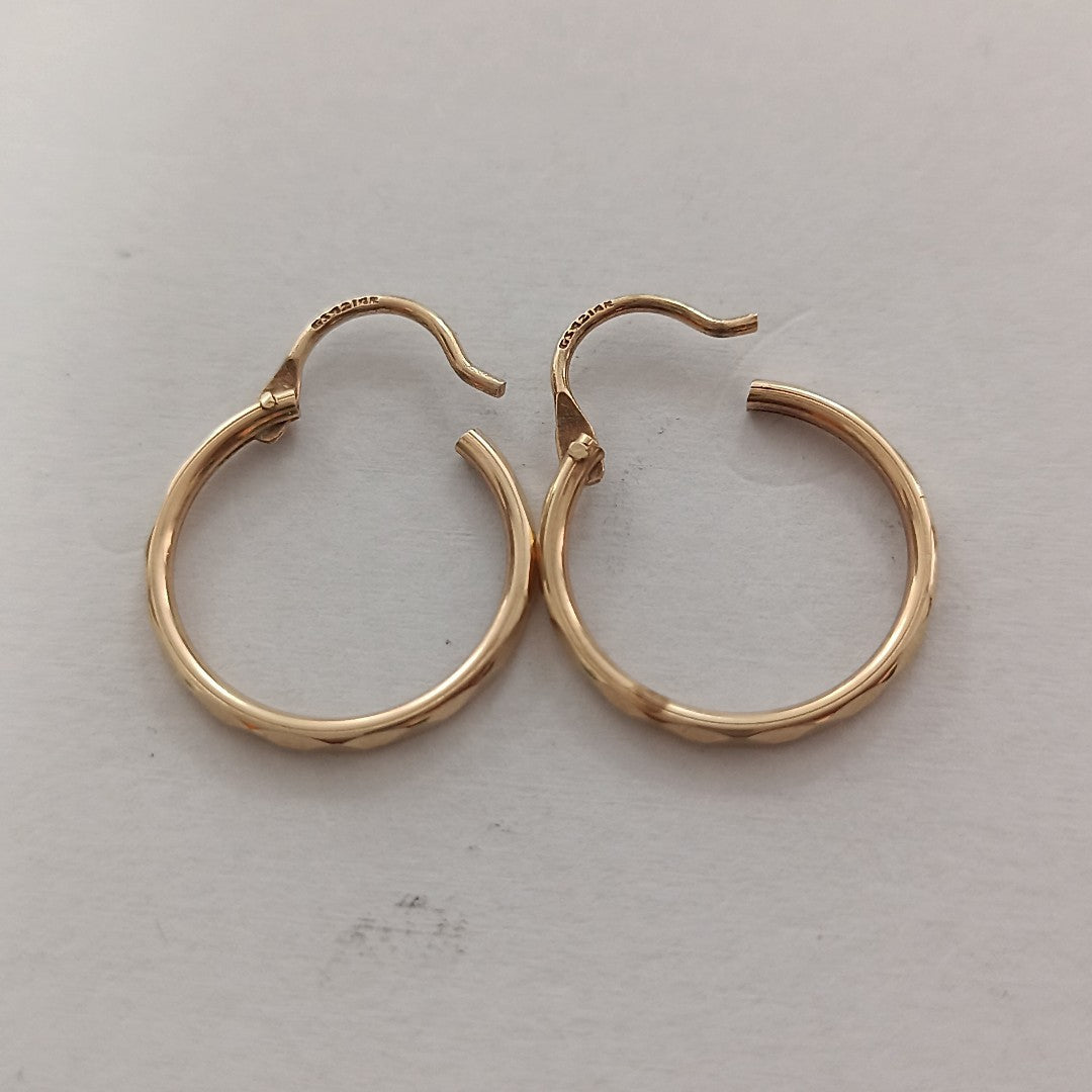 ARRACADAS PAR ORO 14 K 1,50 GRMS (SEMINUEVO)