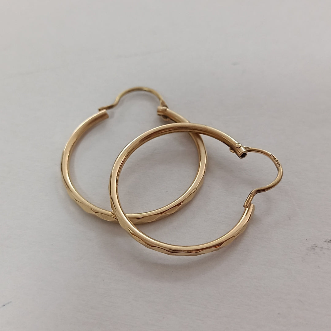 ARRACADAS PAR ORO 14 K 1,70 GRMS (SEMINUEVO)