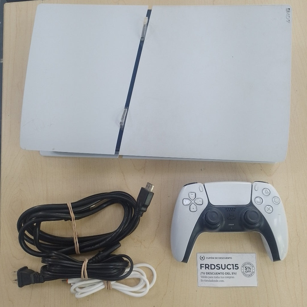 CONSOLA DE VIDEOJUEGO SONY PS5 SLIM DIGITAL 1 TB SSD (SEMINUEVO)