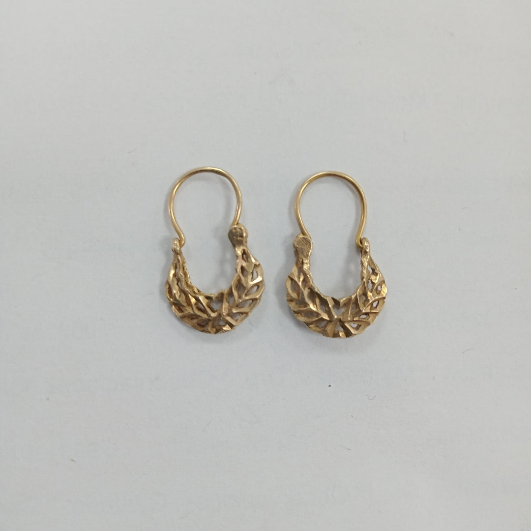 ARRACADAS PAR ORO 10 K 1.2 GRMS (SEMINUEVO)