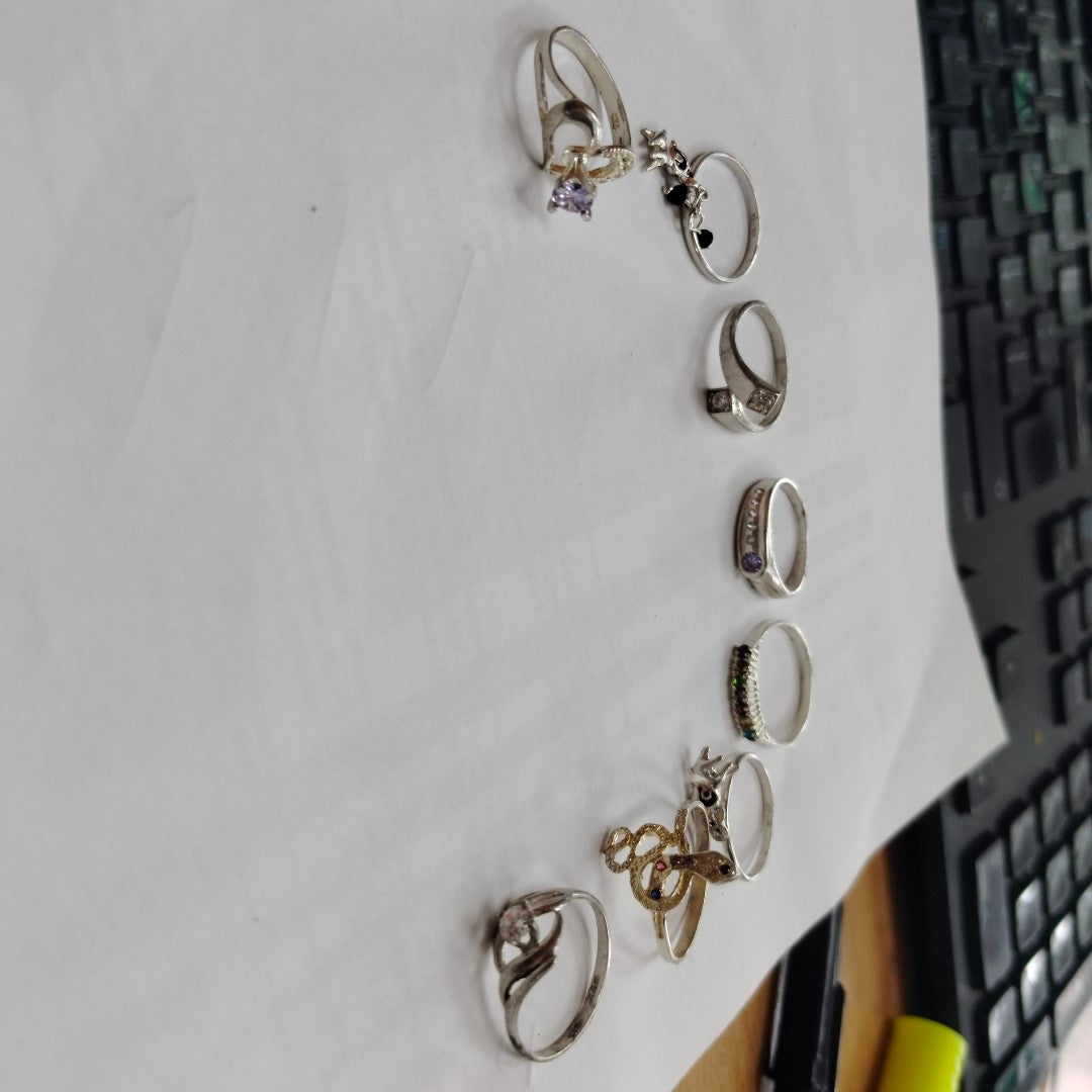 ANILLO, CADENA, DIJE, PULSERA PLATA 24.9 GRMS (SEMINUEVO)