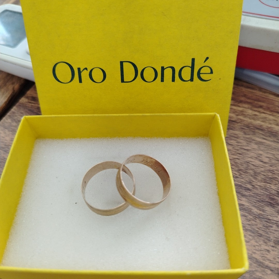 ARGOLLA ORO 8 K 3.7 GRMS (SEMINUEVO)