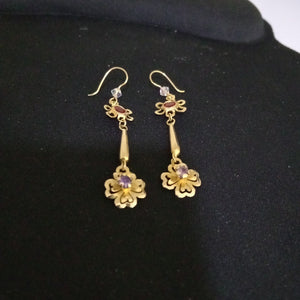 ARETES PAR ORO 10 K 4.7 GRMS (SEMINUEVO)