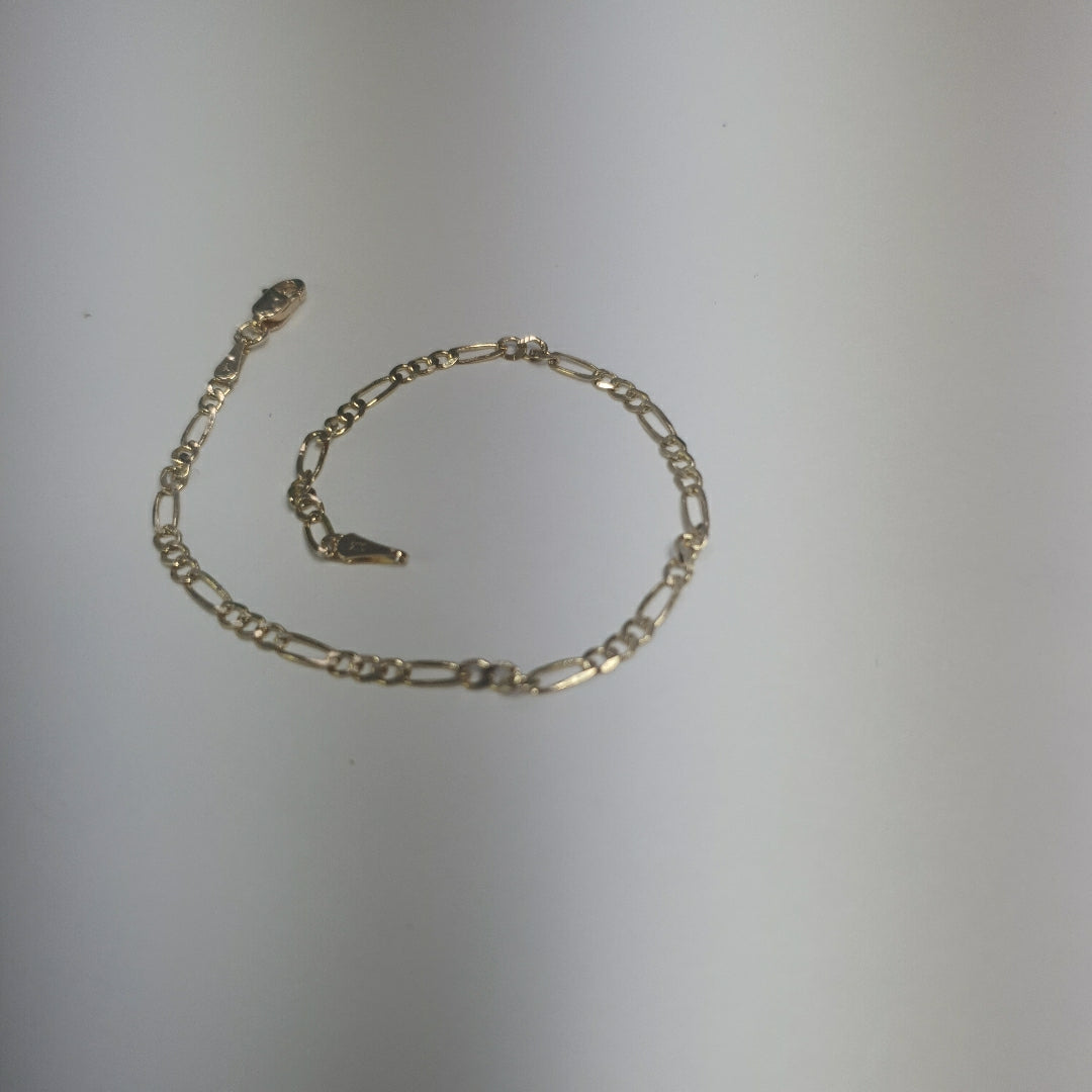 PULSERAS 3X1 ORO 14K 18 CM 1.8 GR (NUEVO)