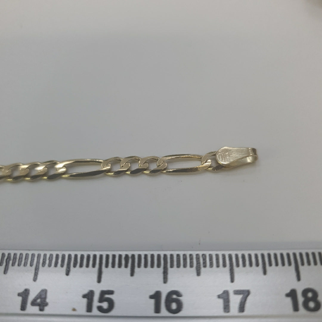 PULSERAS TEJIDO 3X1 ORO 14K 18 CM 4.2 GR (NUEVO)