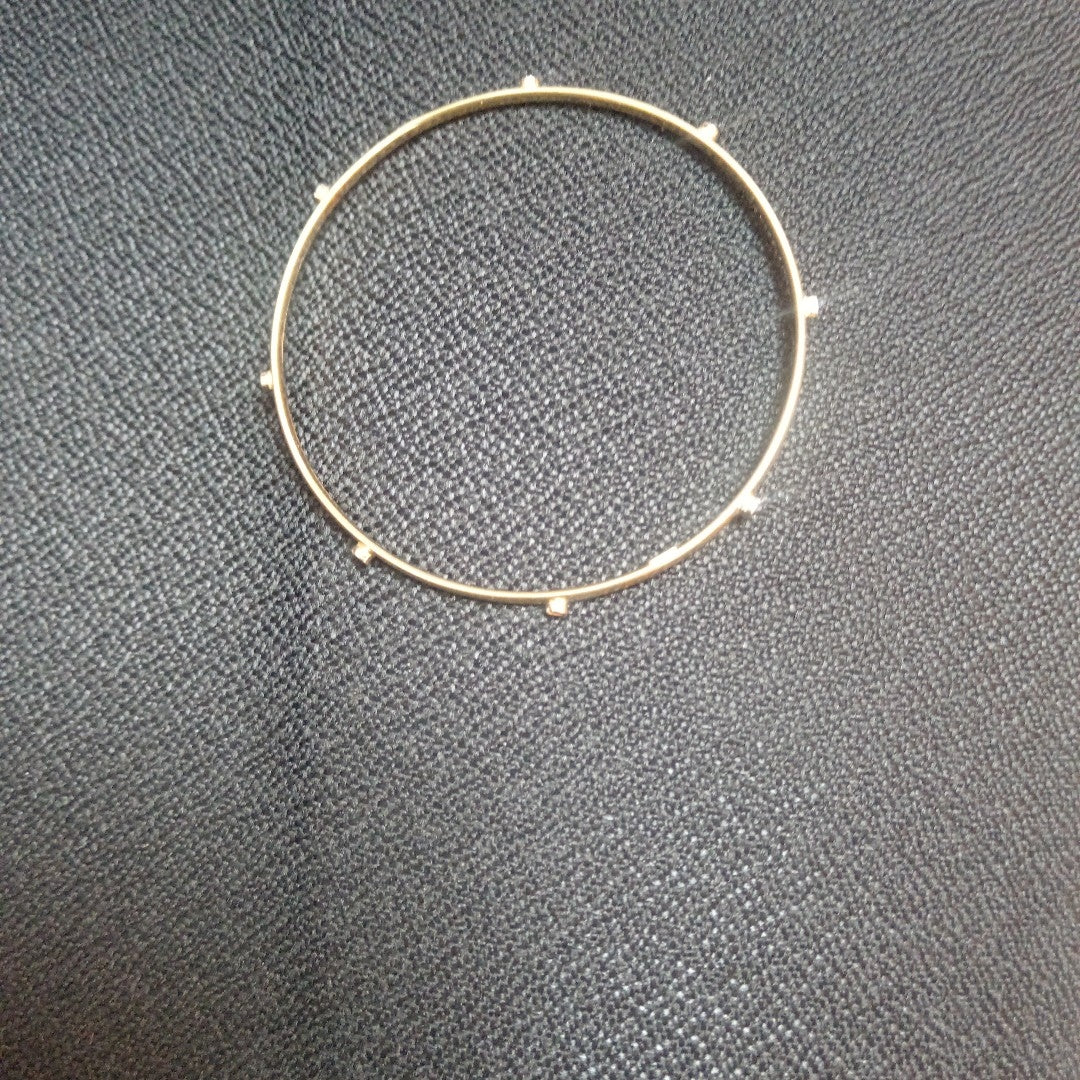 PULSERA RIGIDA ORO COMBINADO 14 K 5.4 GRMS (SEMINUEVO)