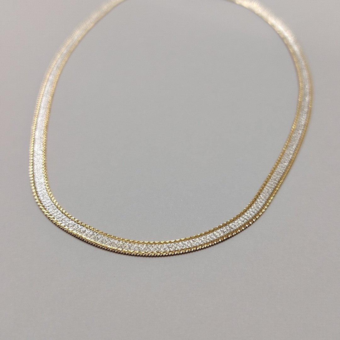 GARGANTILLA ORO,ORO COMBINADO 10 K 9,80 GRMS (SEMINUEVO)