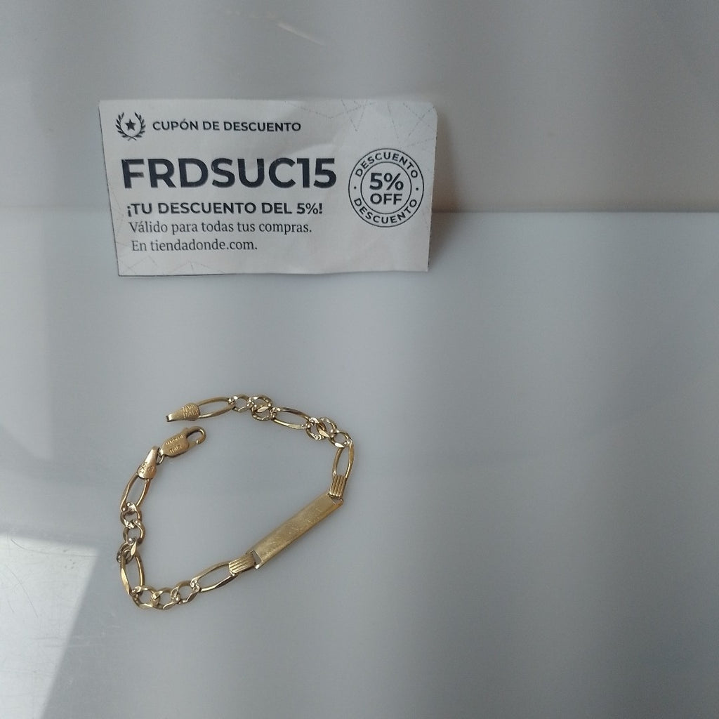 ESCLAVA ORO 14 K 4.8 GRMS (SEMINUEVO)