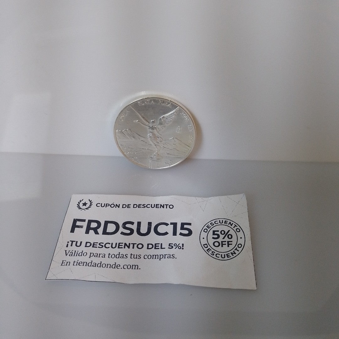 MEDALLA CONMEMORATIVA PLATA 31,10 GRMS (SEMINUEVO)