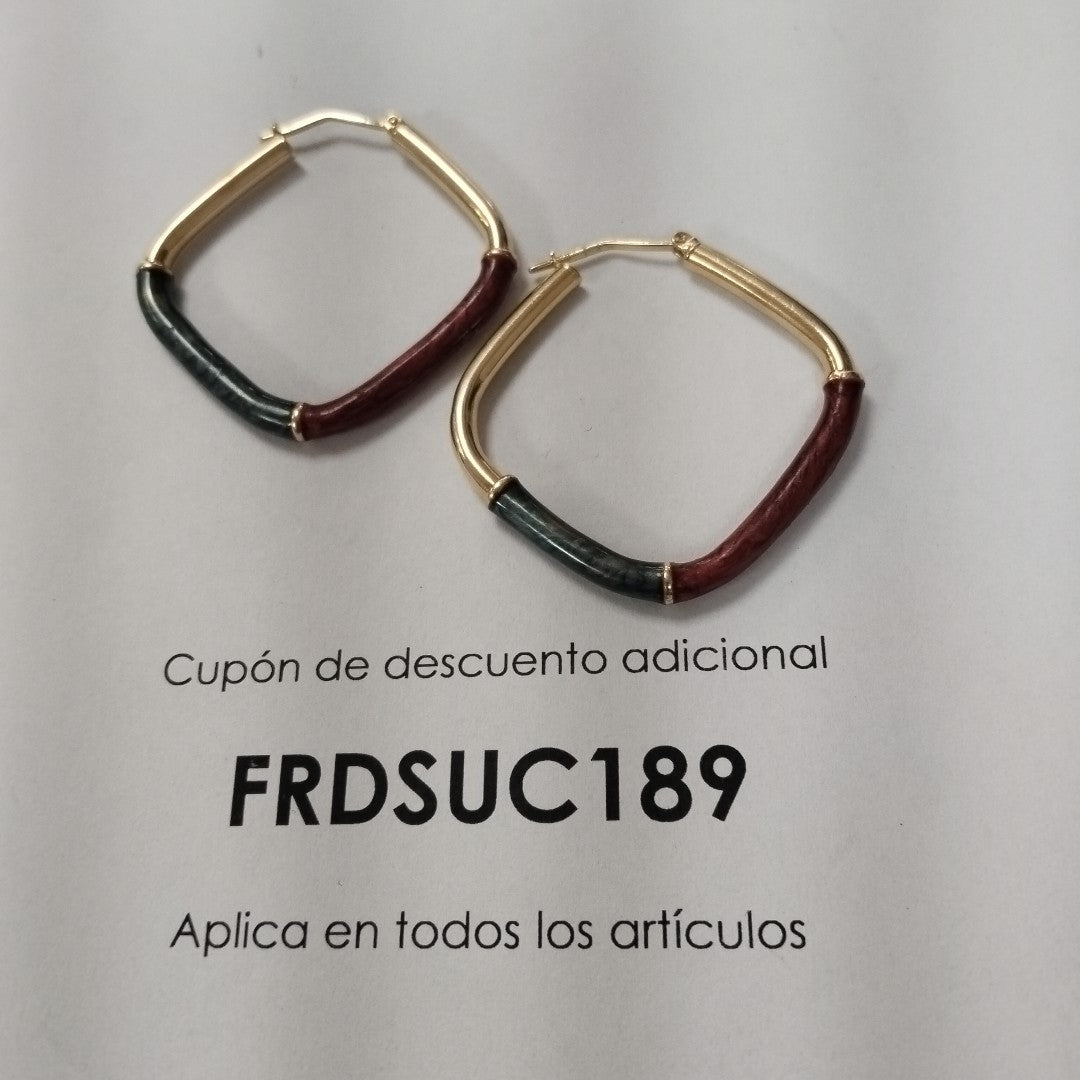 ARRACADAS PAR ORO 14 K 6,80 GRMS (SEMINUEVO)