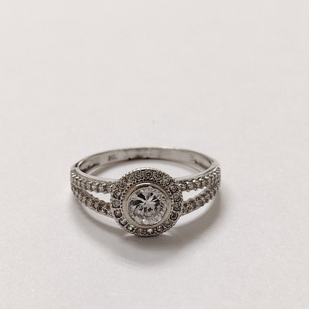 ANILLITO ORO, ORO BLANCO 14 K 2.1 GRMS (SEMINUEVO)