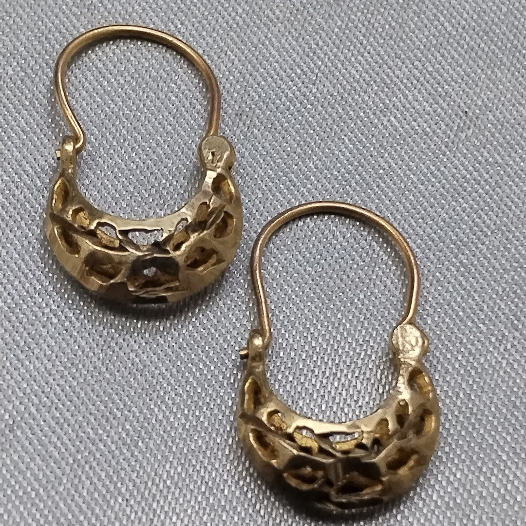 ARETES PAR ORO 10 K 1.1 GRMS (SEMINUEVO)