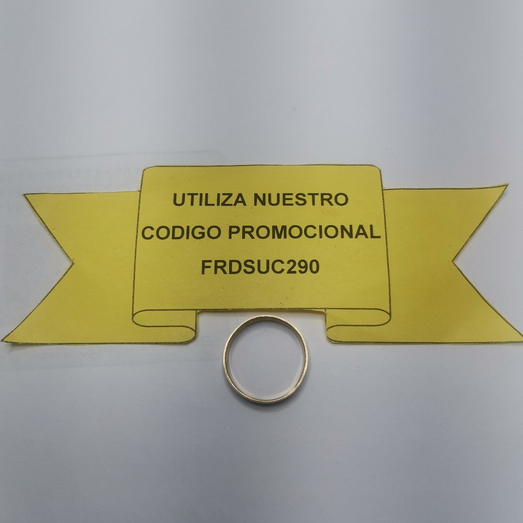 ARGOLLA ORO 10 K 1.2 GRMS (SEMINUEVO)