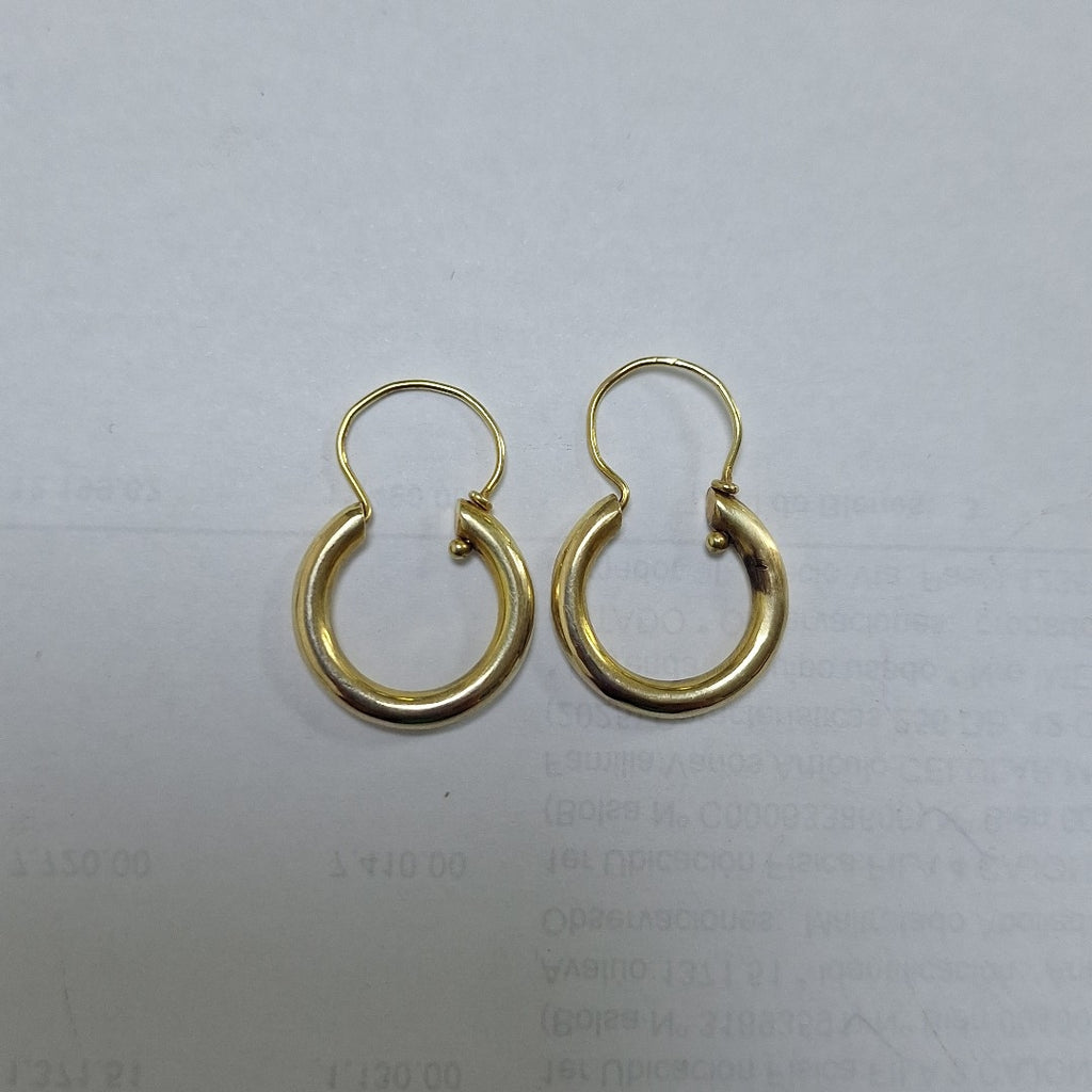 ARRACADAS PAR ORO 14 K 2,10 GRMS (SEMINUEVO)