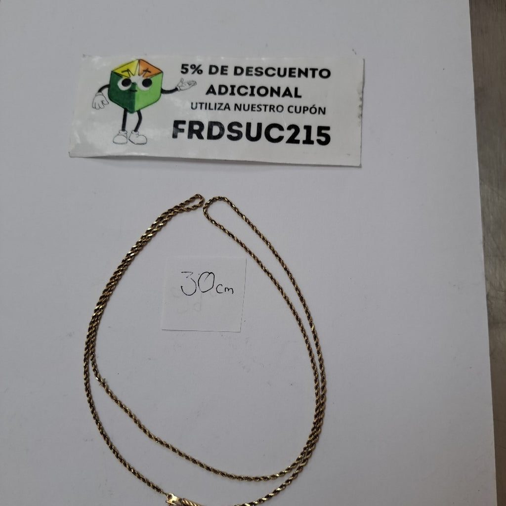 CADENA ORO 14 K 6,60 GRMS (SEMINUEVO)