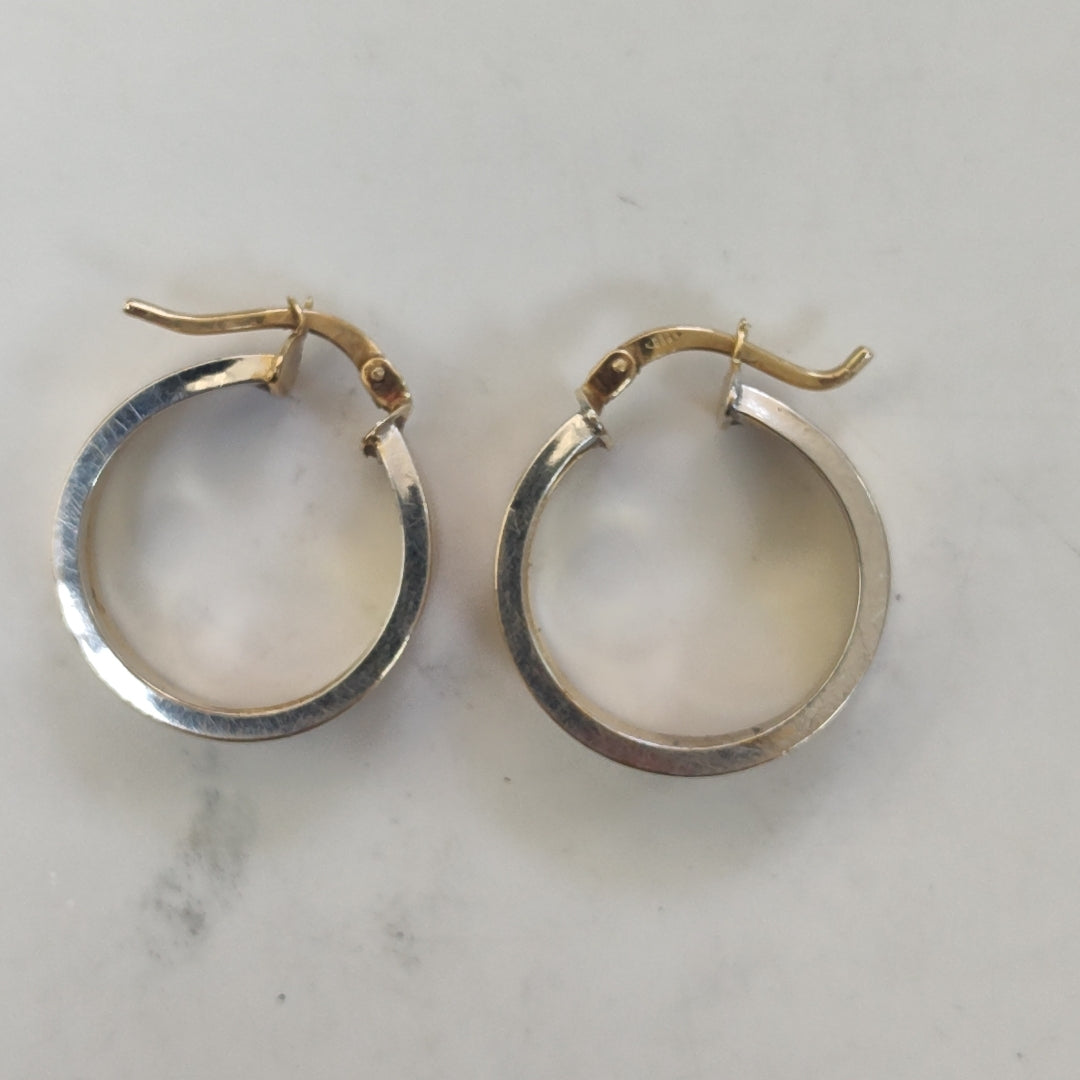 ARRACADAS PAR ORO 14 K 3,10 GRMS (SEMINUEVO)