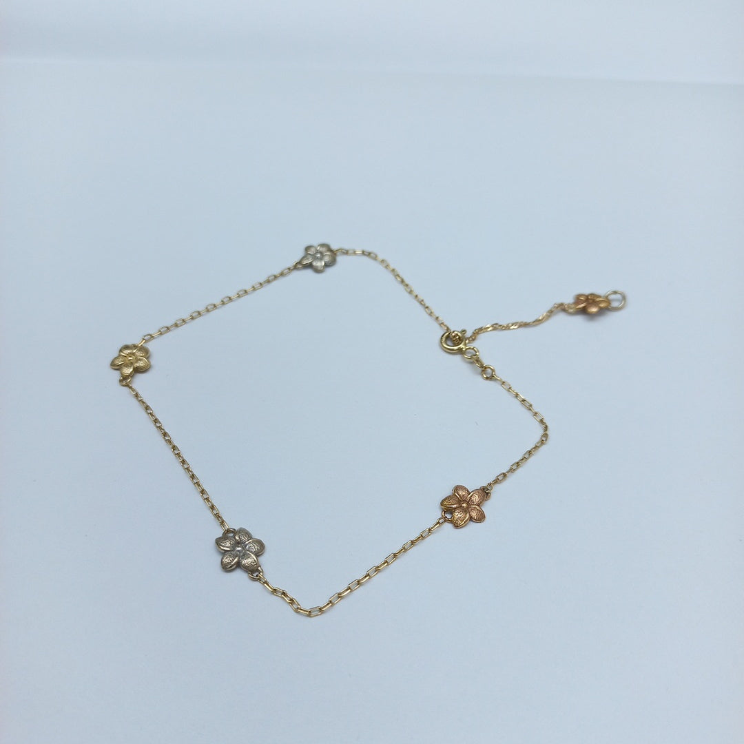 PULSERA RIGIDA ORO 14 K 1.8 GRMS (SEMINUEVO)