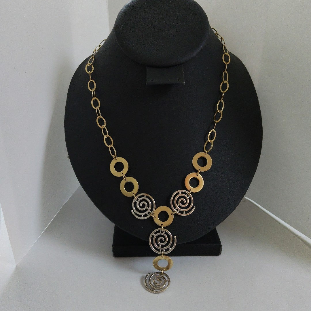 GARGANTILLA ORO, ORO COMBINADO 14 K 17 GRMS (SEMINUEVO)
