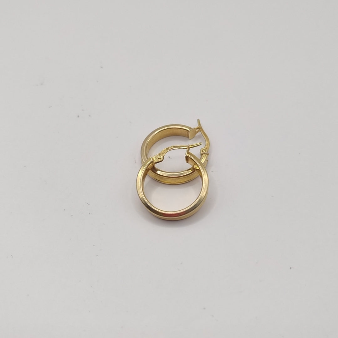 ARRACADAS PAR ORO 14 K 1.6 GRMS (SEMINUEVO)