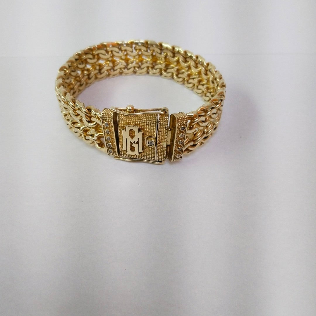 PULSERA ORO 14 K 155.6 GRMS (SEMINUEVO)