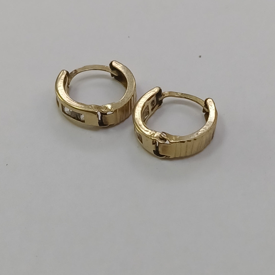 ARRACADAS PAR ORO 10 K 1.3 GRMS (SEMINUEVO)