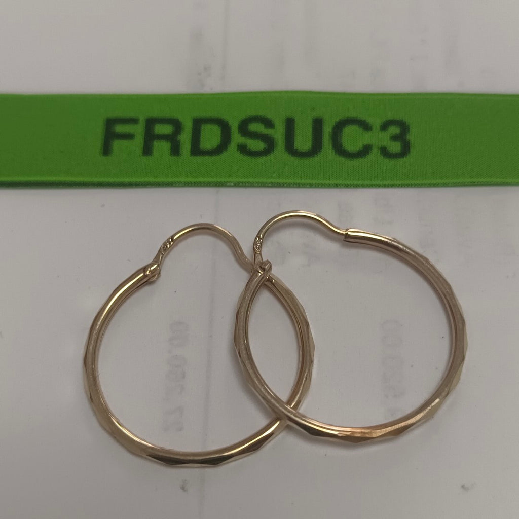 ARRACADAS PAR ORO 14 K 1.6 GRMS (SEMINUEVO)