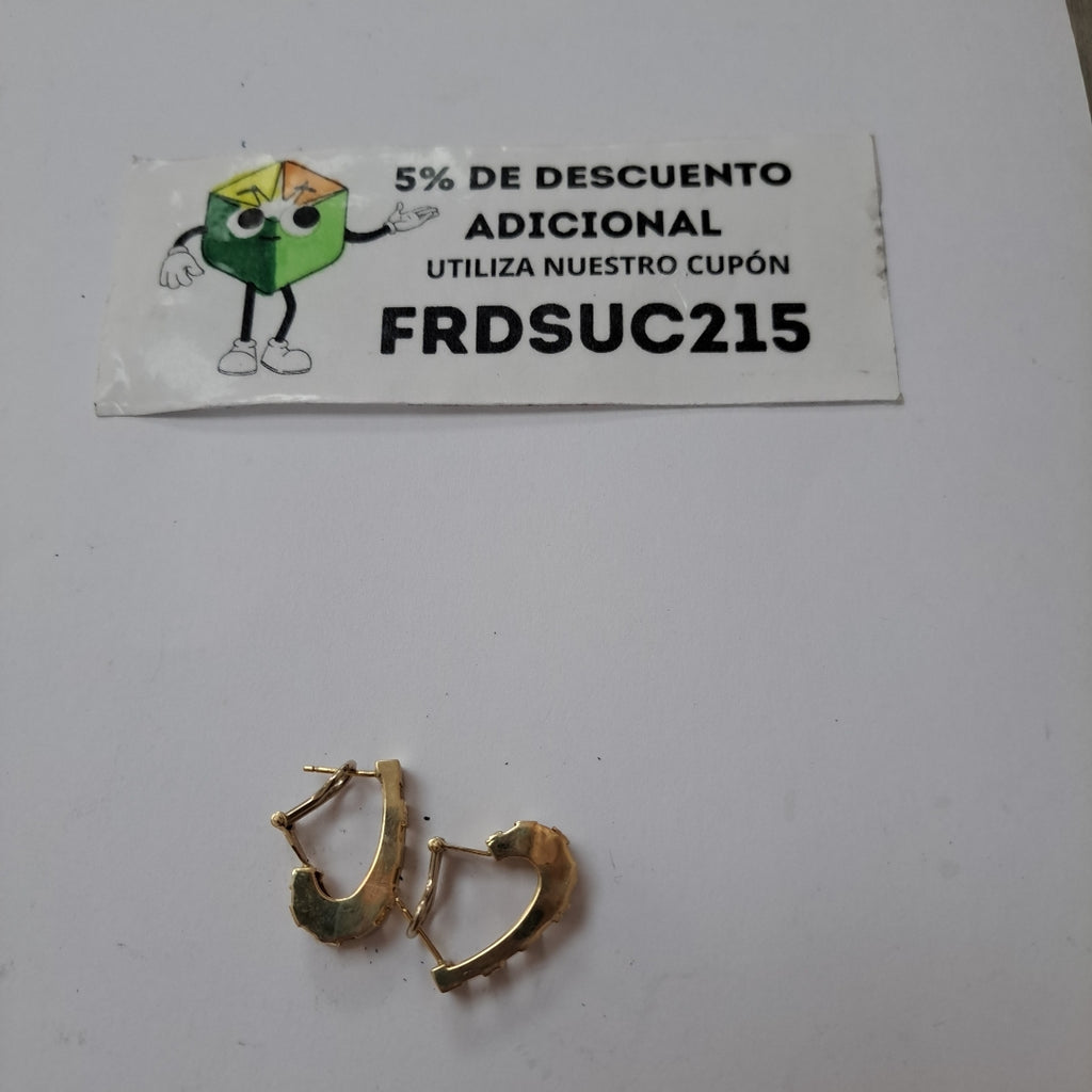 ARRACADAS PAR ORO 14 K 6,40 GRMS (SEMINUEVO)
