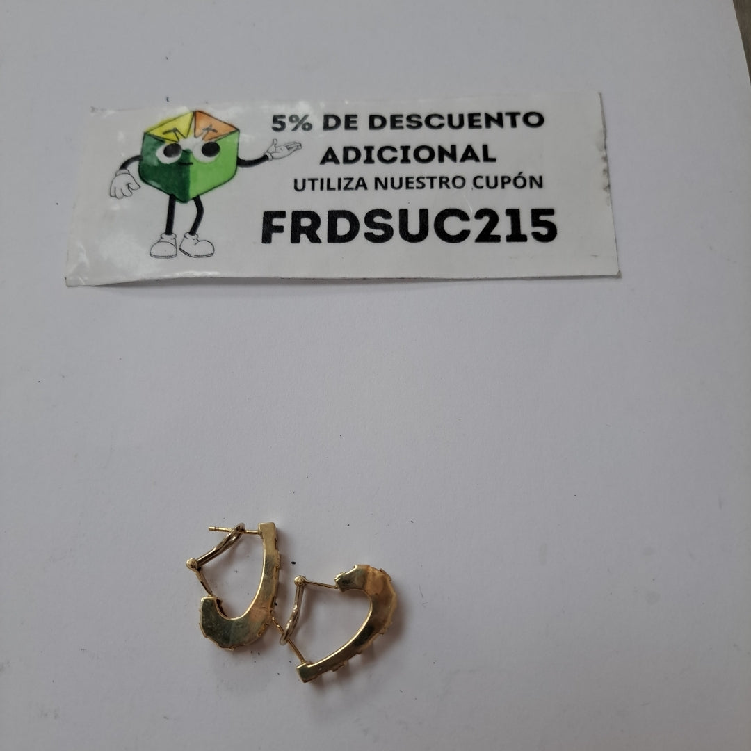 ARRACADAS PAR ORO 14 K 6,40 GRMS (SEMINUEVO)