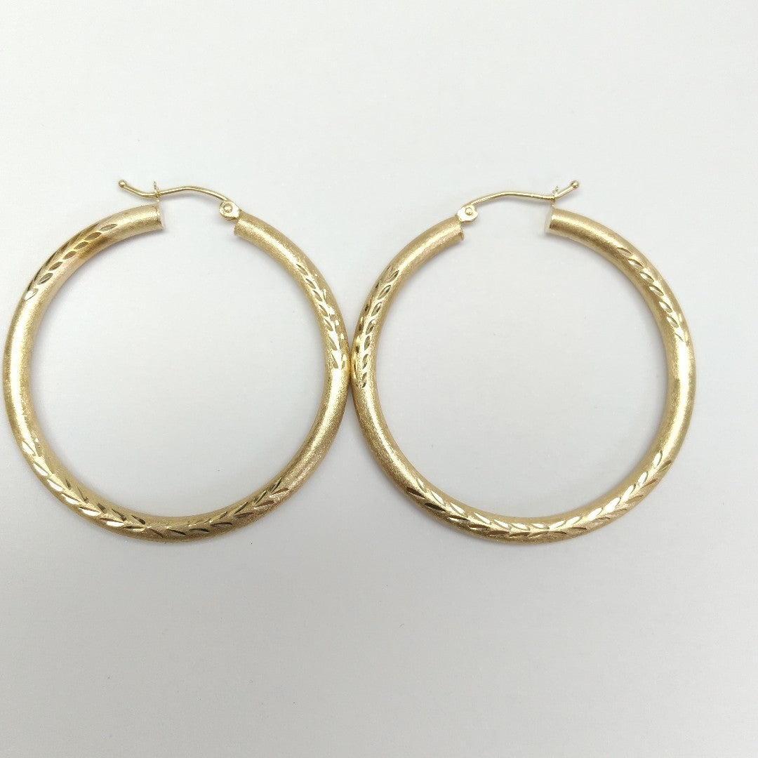 ARRACADAS PAR ORO 14 K 2.5 GRMS (SEMINUEVO)