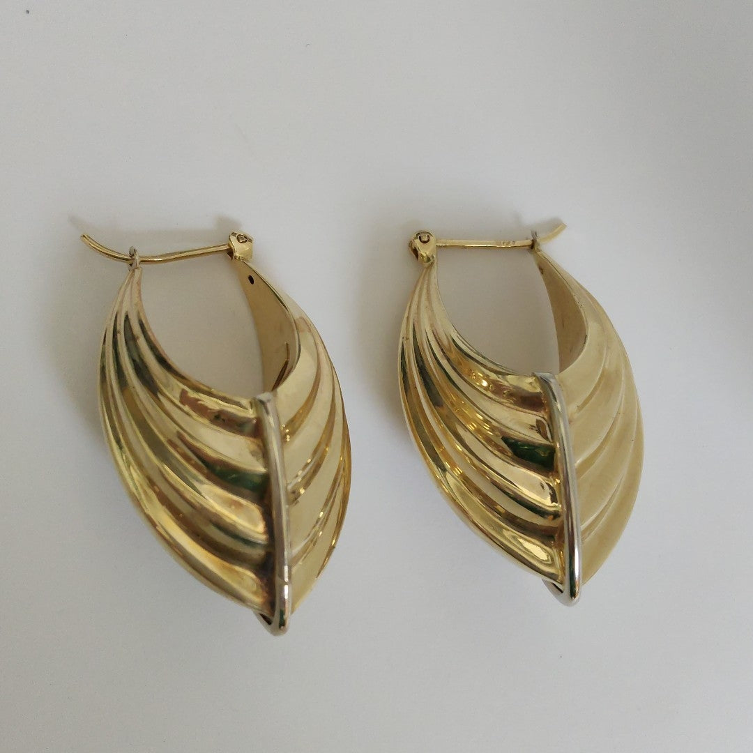 ARRACADAS PAR ORO 14 K 15.4 GRMS (SEMINUEVO)