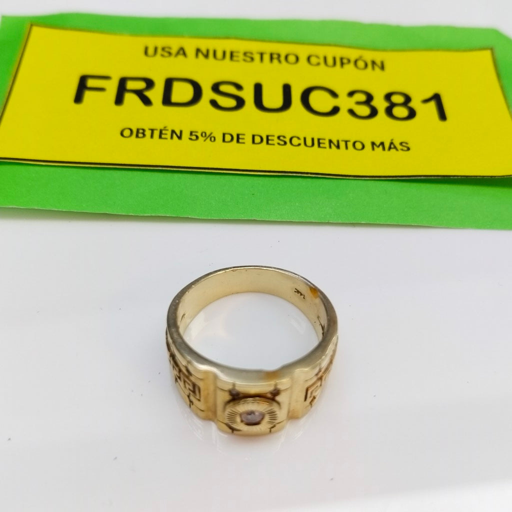 ANILLO ORO 14 K 10.5 GRMS (SEMINUEVO)