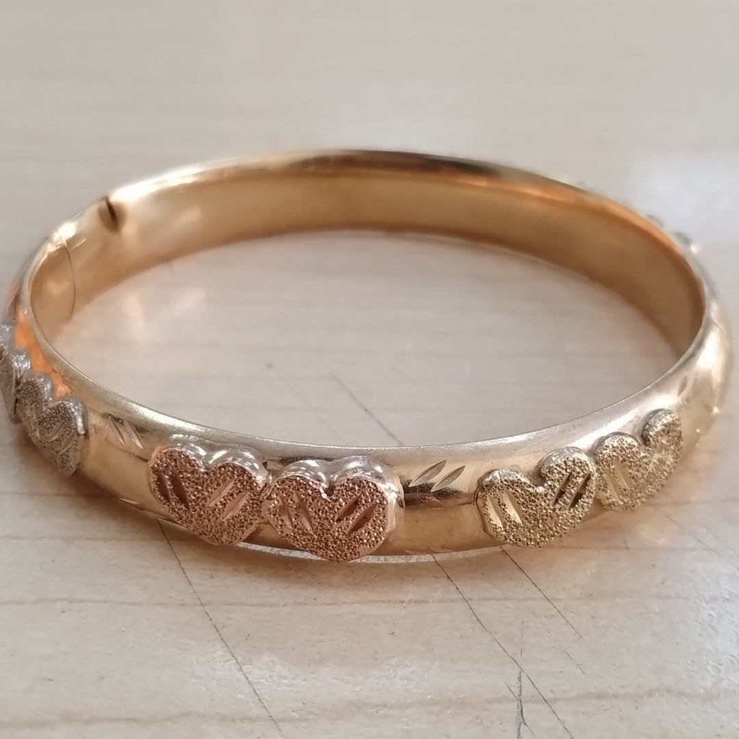 PULSERA RIGIDA ORO 14 K 22,00 GRMS (SEMINUEVO)