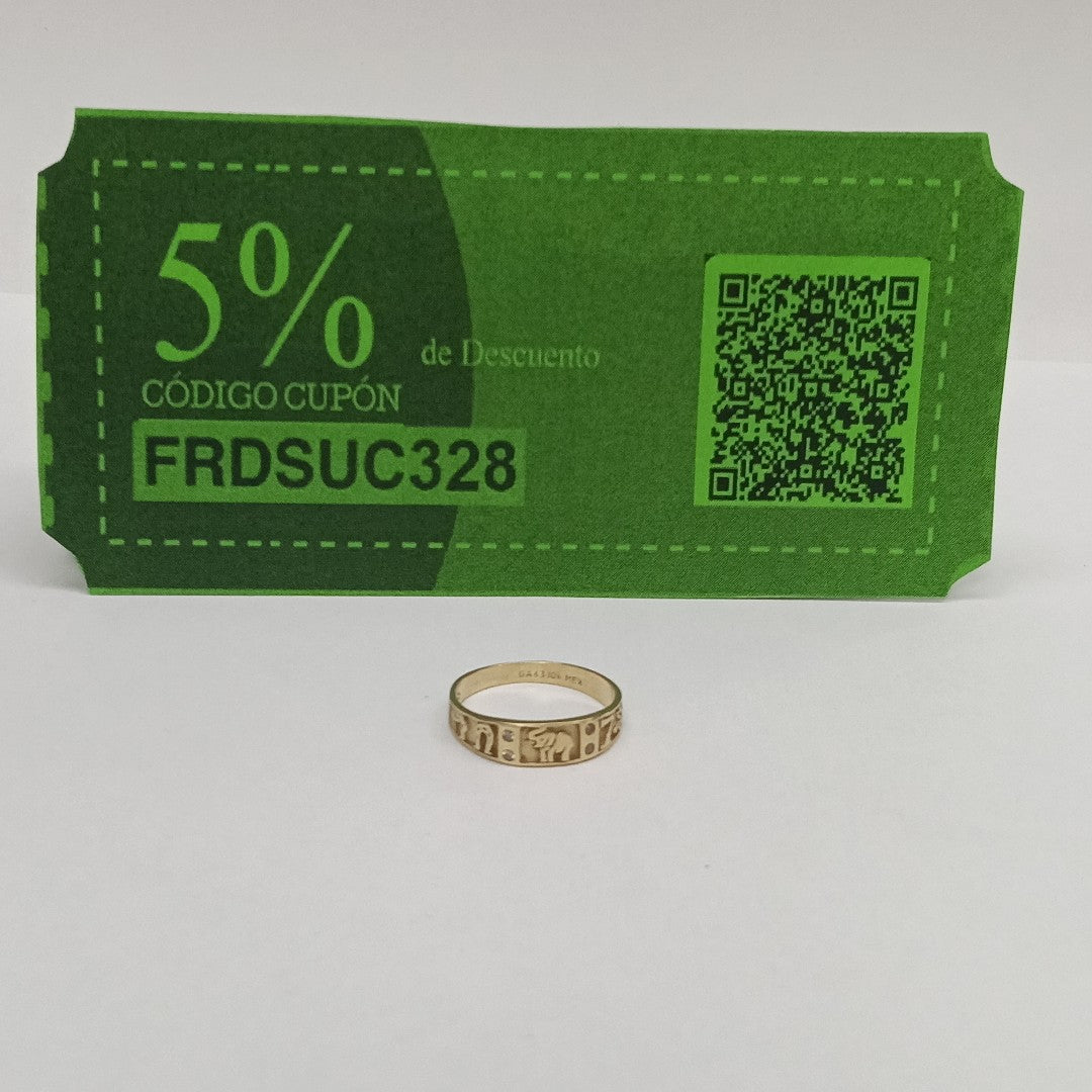 ARGOLLA DE LA SUERTE ORO 10 K 2 GRMS (SEMINUEVO)