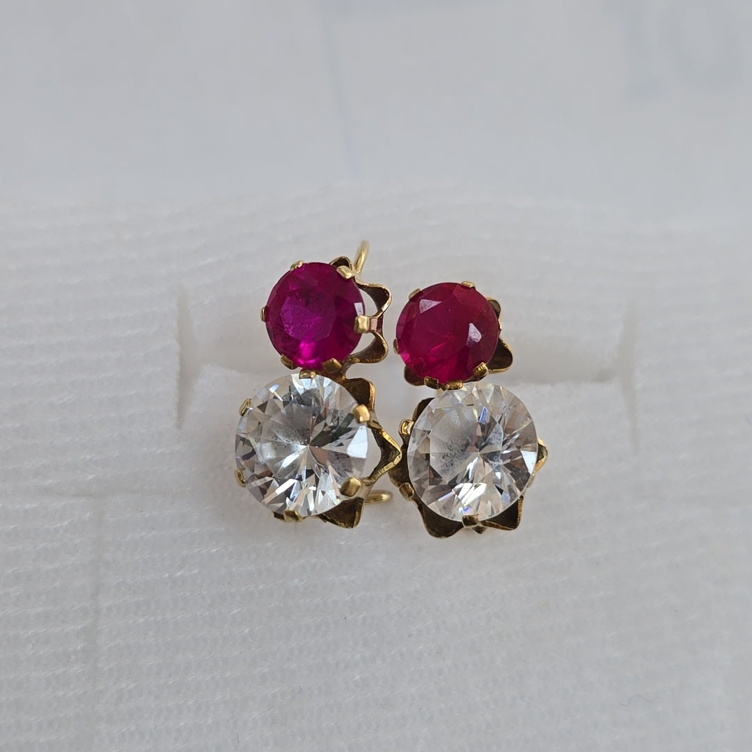 ARETES PAR ORO 10 K 2.7 GRMS (SEMINUEVO)