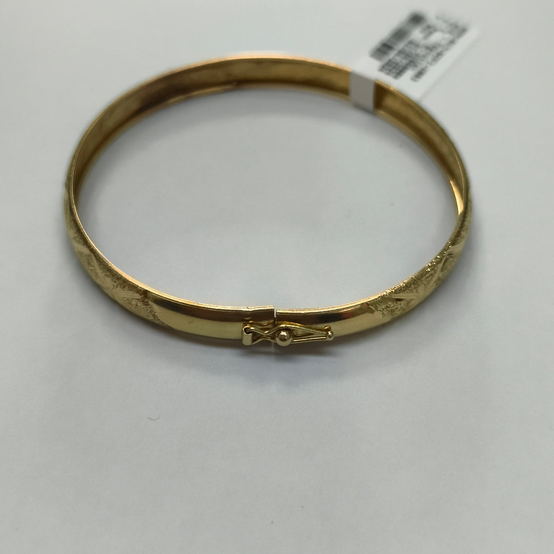 PULSERA RIGIDA ORO 10 K 6.3 GRMS (SEMINUEVO)