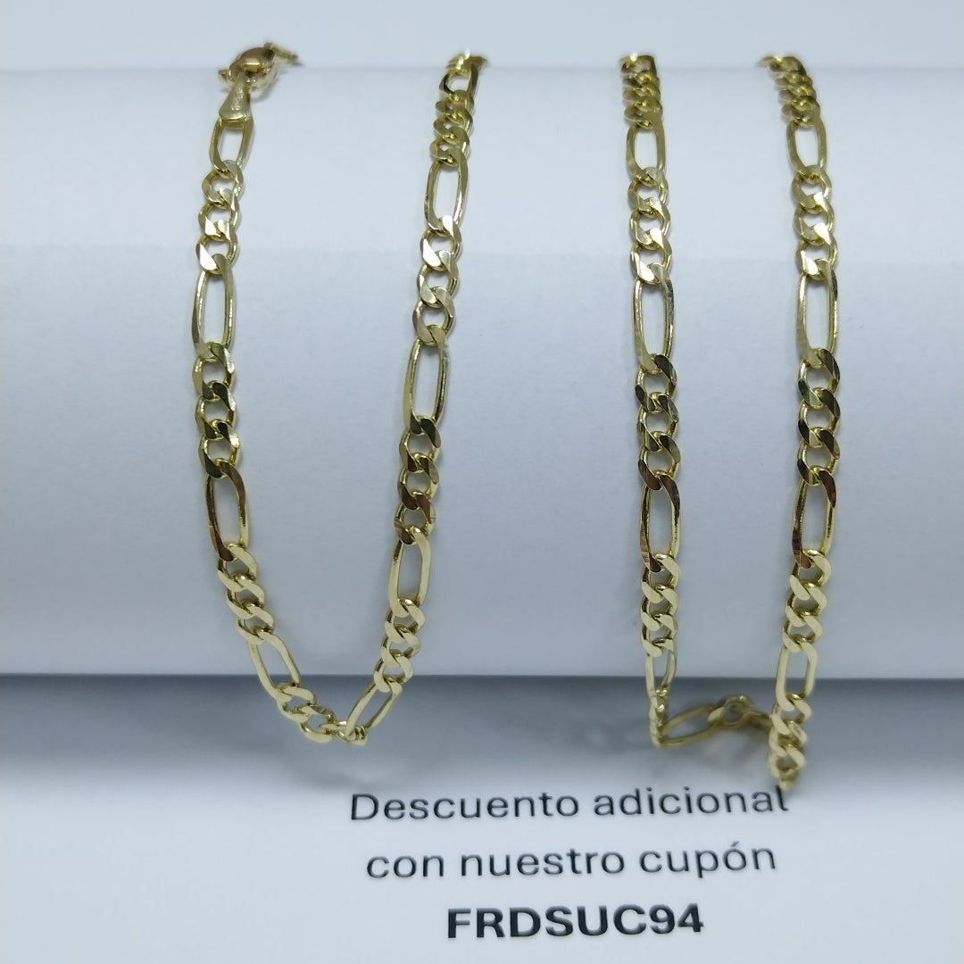 CADENAS 3X1 ORO 14K 60 CM 8.9 GR (NUEVO)