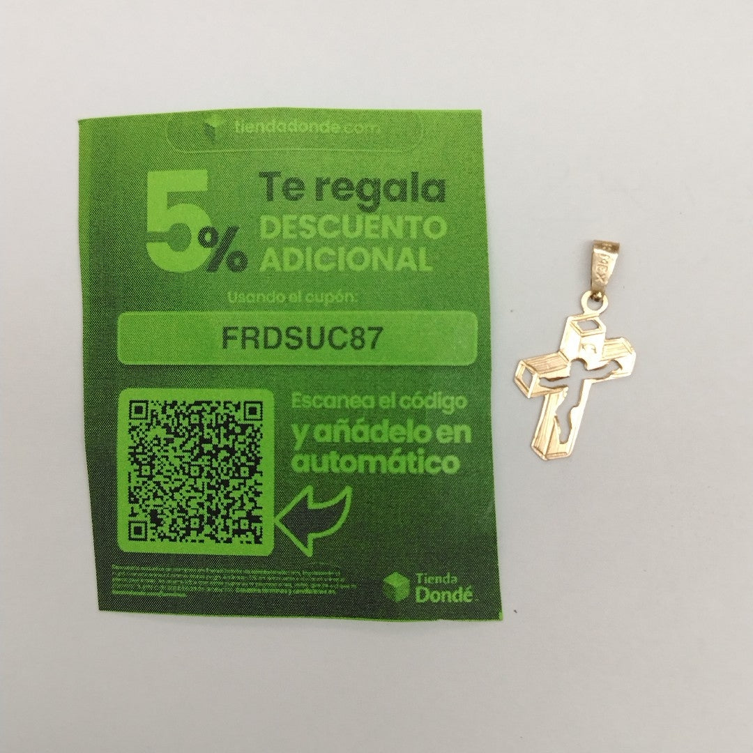CRUZ, DIJE ORO 10 K 0.5 GRMS (SEMINUEVO)