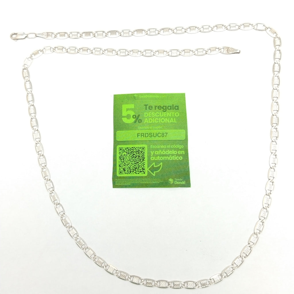 CADENA PLATA 15.3 GRMS (SEMINUEVO)