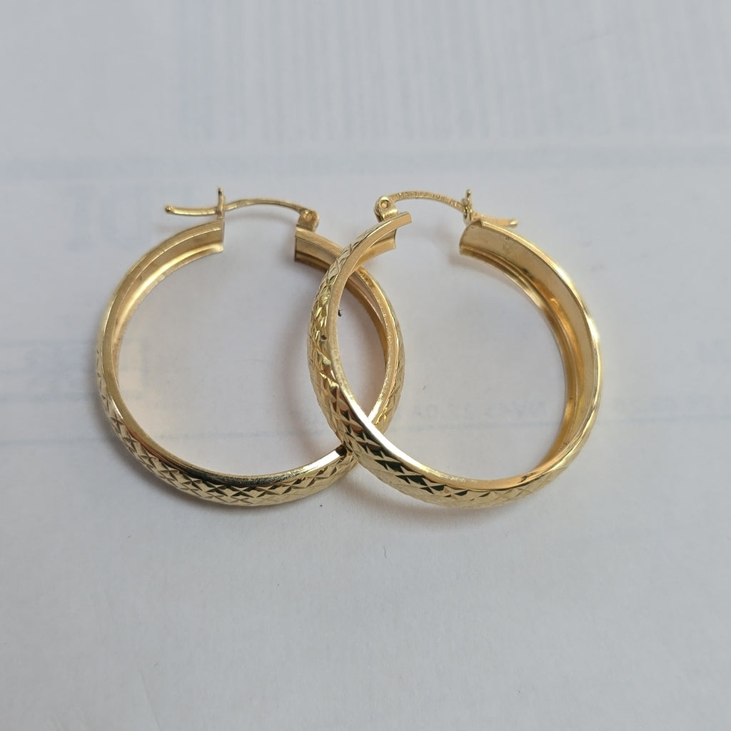 ARRACADAS PAR ORO 10 K 3.2 GRMS (SEMINUEVO)