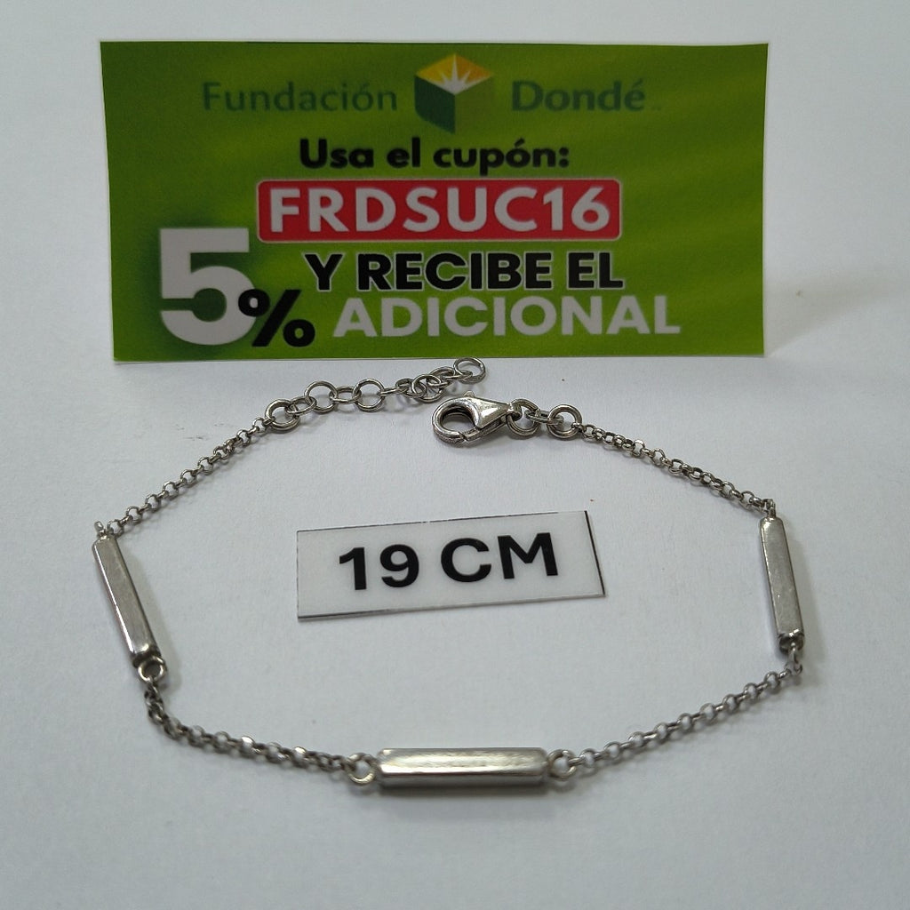 PULSERA PLATA 3.7 GRMS (SEMINUEVO)
